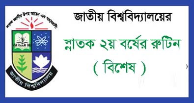 NU Honours 2nd year Exam Routine (Special Course)